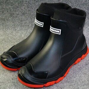 ALBICKER Protective Footwear Men’s Size 40 Black Red Waterproof New No Box